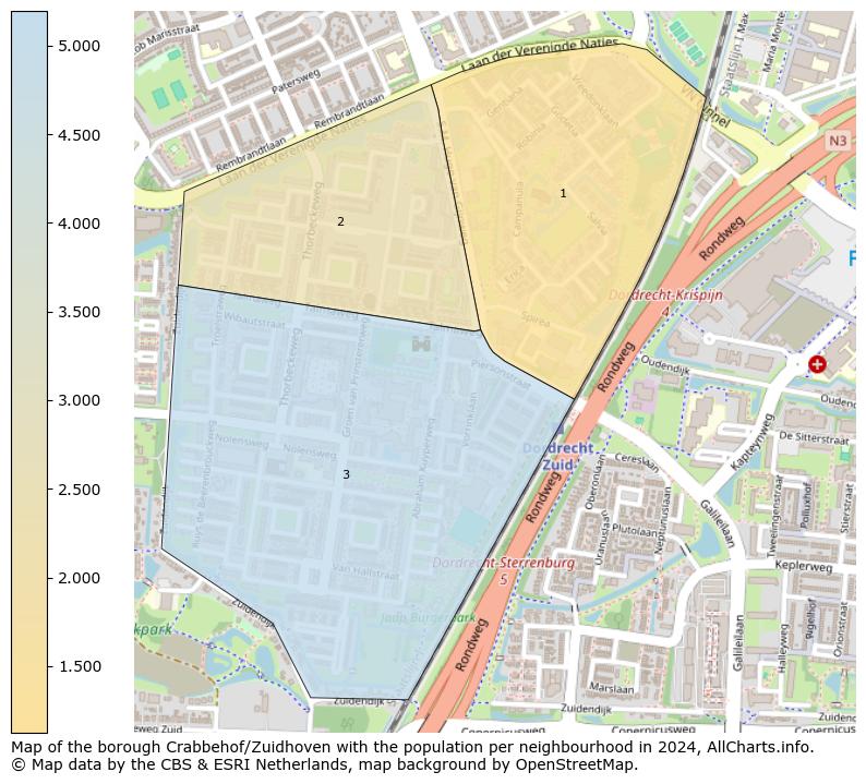 Image of the borough Crabbehof/Zuidhoven at the map. This image is used as introduction to this page. This page shows a lot of information about the population in the borough Crabbehof/Zuidhoven (such as the distribution by age groups of the residents, the composition of households, whether inhabitants are natives or Dutch with an immigration background, data about the houses (numbers, types, price development, use, type of property, ...) and more (car ownership, energy consumption, ...) based on open data from the Dutch Central Bureau of Statistics and various other sources!