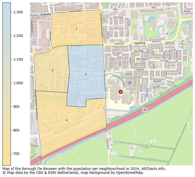 Image of the borough De Bouwen at the map. This image is used as introduction to this page. This page shows a lot of information about the population in the borough De Bouwen (such as the distribution by age groups of the residents, the composition of households, whether inhabitants are natives or Dutch with an immigration background, data about the houses (numbers, types, price development, use, type of property, ...) and more (car ownership, energy consumption, ...) based on open data from the Dutch Central Bureau of Statistics and various other sources!