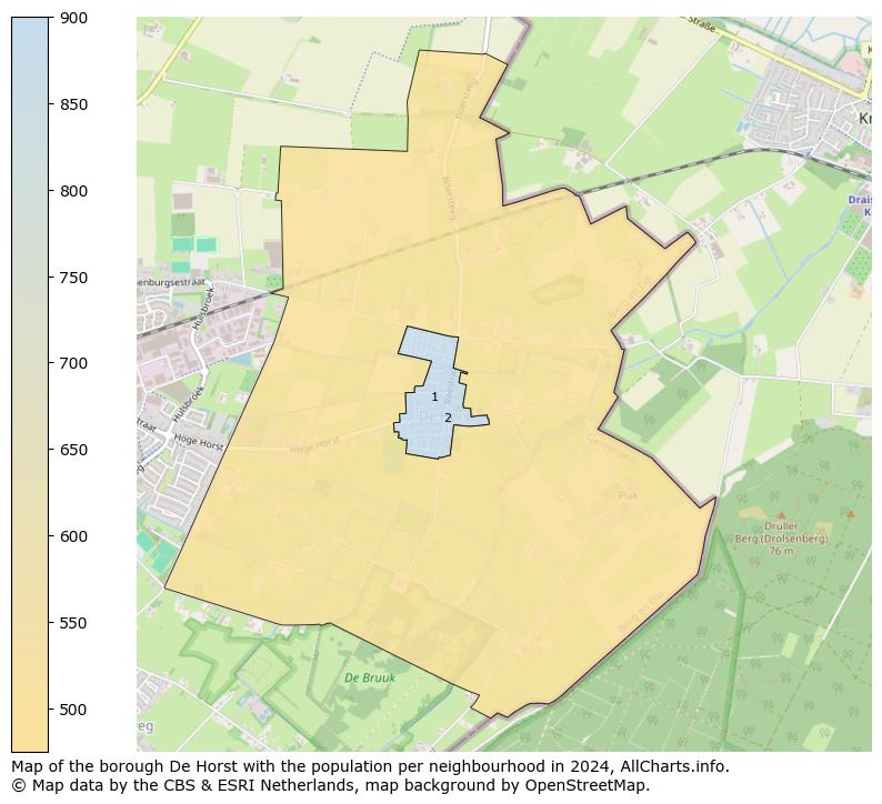 Image of the borough De Horst at the map. This image is used as introduction to this page. This page shows a lot of information about the population in the borough De Horst (such as the distribution by age groups of the residents, the composition of households, whether inhabitants are natives or Dutch with an immigration background, data about the houses (numbers, types, price development, use, type of property, ...) and more (car ownership, energy consumption, ...) based on open data from the Dutch Central Bureau of Statistics and various other sources!