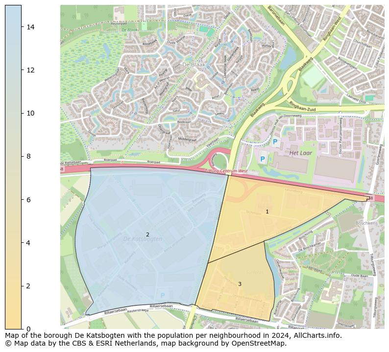 Image of the borough De Katsbogten at the map. This image is used as introduction to this page. This page shows a lot of information about the population in the borough De Katsbogten (such as the distribution by age groups of the residents, the composition of households, whether inhabitants are natives or Dutch with an immigration background, data about the houses (numbers, types, price development, use, type of property, ...) and more (car ownership, energy consumption, ...) based on open data from the Dutch Central Bureau of Statistics and various other sources!