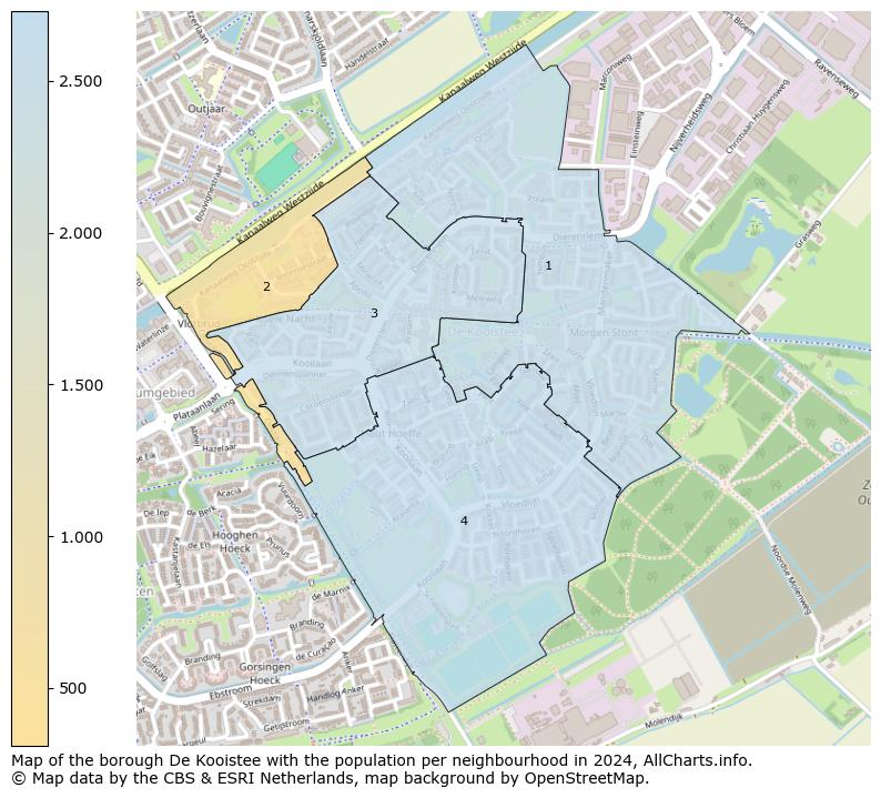 Image of the borough De Kooistee at the map. This image is used as introduction to this page. This page shows a lot of information about the population in the borough De Kooistee (such as the distribution by age groups of the residents, the composition of households, whether inhabitants are natives or Dutch with an immigration background, data about the houses (numbers, types, price development, use, type of property, ...) and more (car ownership, energy consumption, ...) based on open data from the Dutch Central Bureau of Statistics and various other sources!