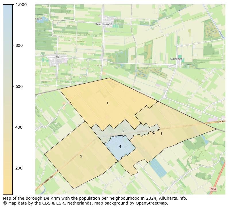 Image of the borough De Krim at the map. This image is used as introduction to this page. This page shows a lot of information about the population in the borough De Krim (such as the distribution by age groups of the residents, the composition of households, whether inhabitants are natives or Dutch with an immigration background, data about the houses (numbers, types, price development, use, type of property, ...) and more (car ownership, energy consumption, ...) based on open data from the Dutch Central Bureau of Statistics and various other sources!