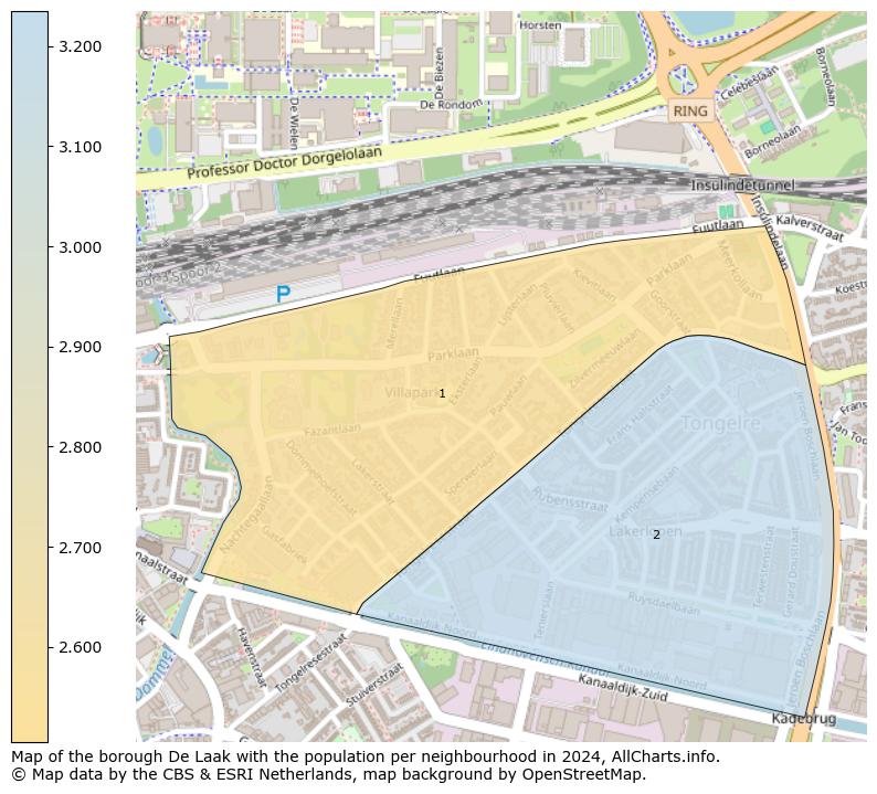 Image of the borough De Laak at the map. This image is used as introduction to this page. This page shows a lot of information about the population in the borough De Laak (such as the distribution by age groups of the residents, the composition of households, whether inhabitants are natives or Dutch with an immigration background, data about the houses (numbers, types, price development, use, type of property, ...) and more (car ownership, energy consumption, ...) based on open data from the Dutch Central Bureau of Statistics and various other sources!