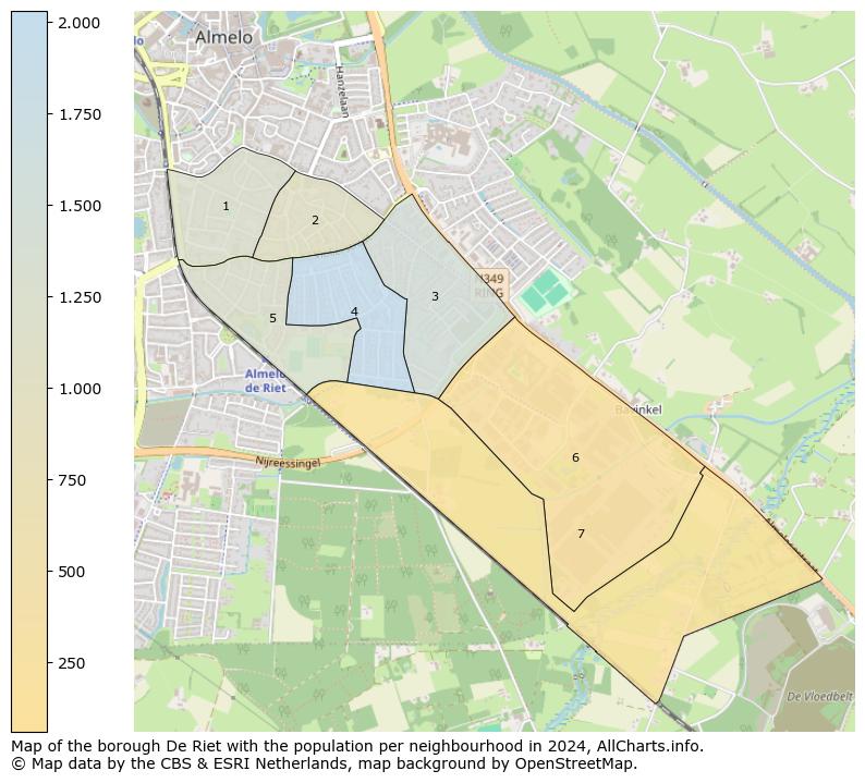 Image of the borough De Riet at the map. This image is used as introduction to this page. This page shows a lot of information about the population in the borough De Riet (such as the distribution by age groups of the residents, the composition of households, whether inhabitants are natives or Dutch with an immigration background, data about the houses (numbers, types, price development, use, type of property, ...) and more (car ownership, energy consumption, ...) based on open data from the Dutch Central Bureau of Statistics and various other sources!