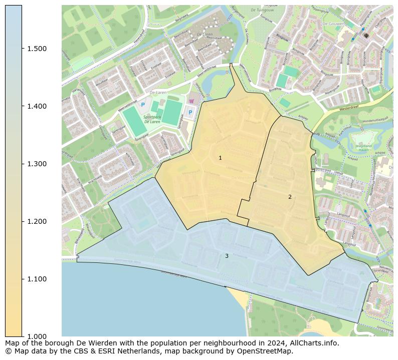 Image of the borough De Wierden at the map. This image is used as introduction to this page. This page shows a lot of information about the population in the borough De Wierden (such as the distribution by age groups of the residents, the composition of households, whether inhabitants are natives or Dutch with an immigration background, data about the houses (numbers, types, price development, use, type of property, ...) and more (car ownership, energy consumption, ...) based on open data from the Dutch Central Bureau of Statistics and various other sources!