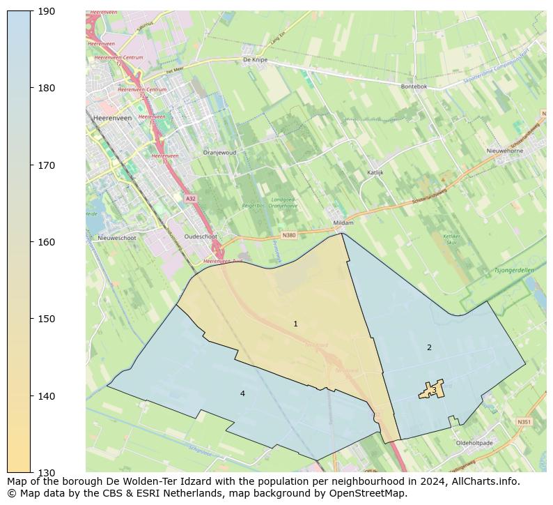 Image of the borough De Wolden-Ter Idzard at the map. This image is used as introduction to this page. This page shows a lot of information about the population in the borough De Wolden-Ter Idzard (such as the distribution by age groups of the residents, the composition of households, whether inhabitants are natives or Dutch with an immigration background, data about the houses (numbers, types, price development, use, type of property, ...) and more (car ownership, energy consumption, ...) based on open data from the Dutch Central Bureau of Statistics and various other sources!