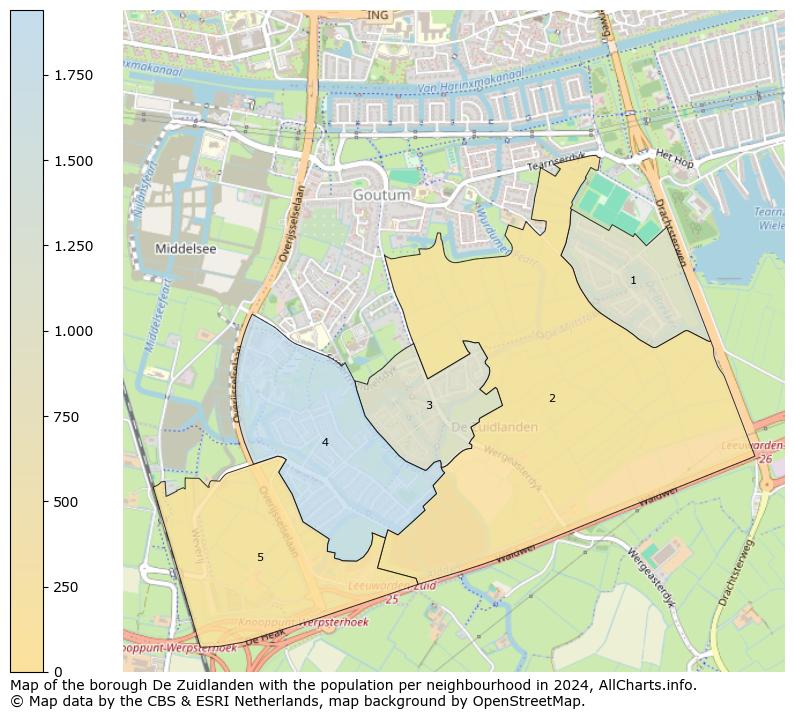 Image of the borough De Zuidlanden at the map. This image is used as introduction to this page. This page shows a lot of information about the population in the borough De Zuidlanden (such as the distribution by age groups of the residents, the composition of households, whether inhabitants are natives or Dutch with an immigration background, data about the houses (numbers, types, price development, use, type of property, ...) and more (car ownership, energy consumption, ...) based on open data from the Dutch Central Bureau of Statistics and various other sources!