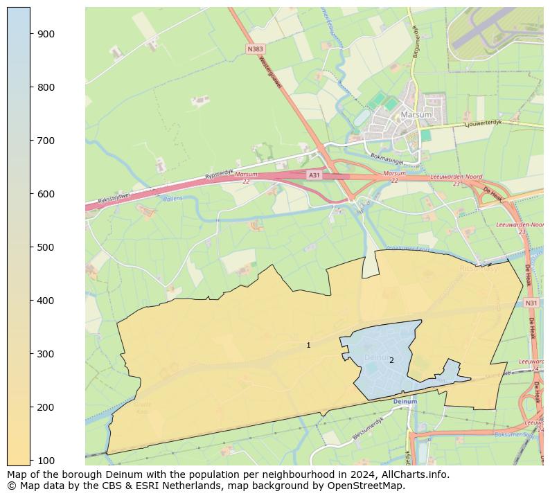 Image of the borough Deinum at the map. This image is used as introduction to this page. This page shows a lot of information about the population in the borough Deinum (such as the distribution by age groups of the residents, the composition of households, whether inhabitants are natives or Dutch with an immigration background, data about the houses (numbers, types, price development, use, type of property, ...) and more (car ownership, energy consumption, ...) based on open data from the Dutch Central Bureau of Statistics and various other sources!