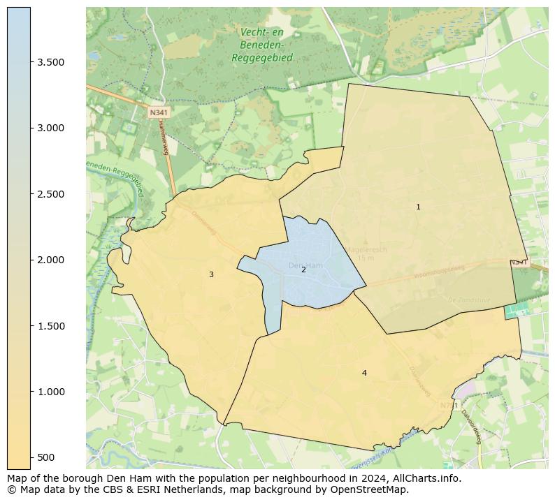 Image of the borough Den Ham at the map. This image is used as introduction to this page. This page shows a lot of information about the population in the borough Den Ham (such as the distribution by age groups of the residents, the composition of households, whether inhabitants are natives or Dutch with an immigration background, data about the houses (numbers, types, price development, use, type of property, ...) and more (car ownership, energy consumption, ...) based on open data from the Dutch Central Bureau of Statistics and various other sources!