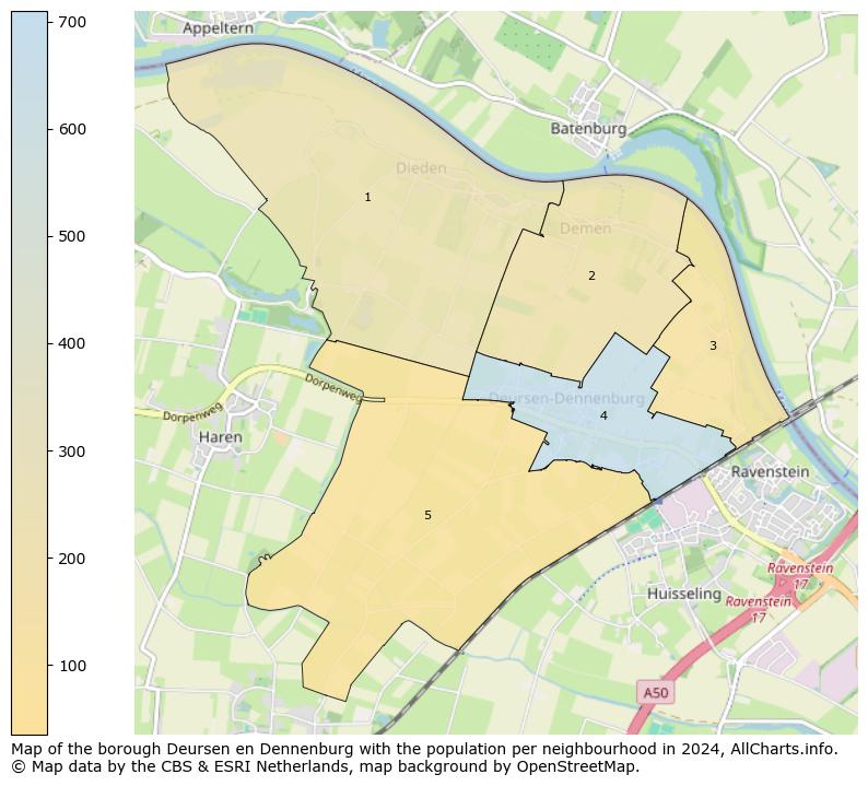 Image of the borough Deursen en Dennenburg at the map. This image is used as introduction to this page. This page shows a lot of information about the population in the borough Deursen en Dennenburg (such as the distribution by age groups of the residents, the composition of households, whether inhabitants are natives or Dutch with an immigration background, data about the houses (numbers, types, price development, use, type of property, ...) and more (car ownership, energy consumption, ...) based on open data from the Dutch Central Bureau of Statistics and various other sources!