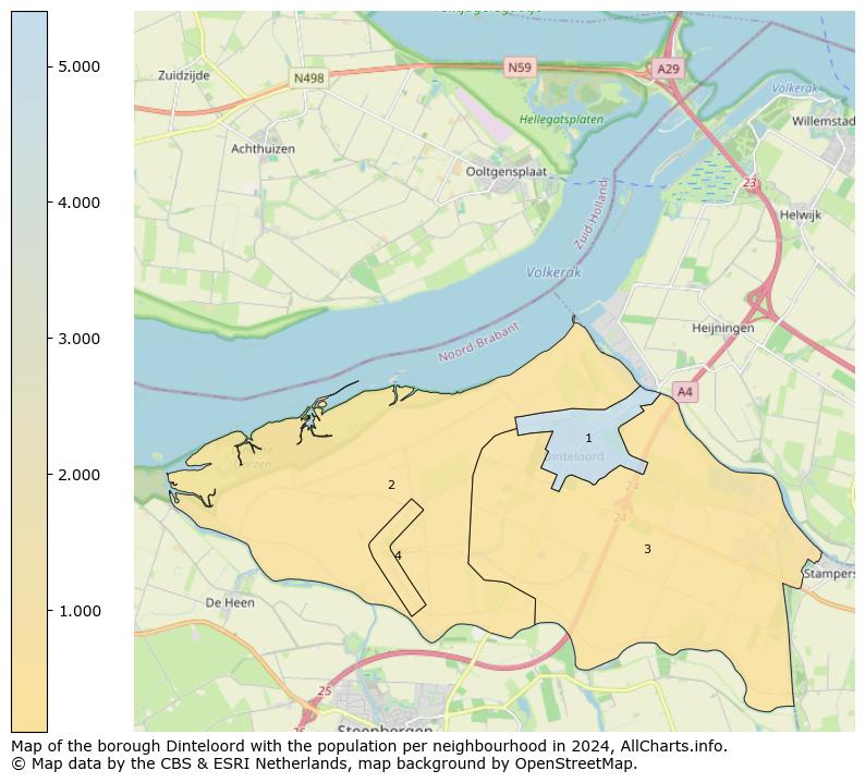 Image of the borough Dinteloord at the map. This image is used as introduction to this page. This page shows a lot of information about the population in the borough Dinteloord (such as the distribution by age groups of the residents, the composition of households, whether inhabitants are natives or Dutch with an immigration background, data about the houses (numbers, types, price development, use, type of property, ...) and more (car ownership, energy consumption, ...) based on open data from the Dutch Central Bureau of Statistics and various other sources!