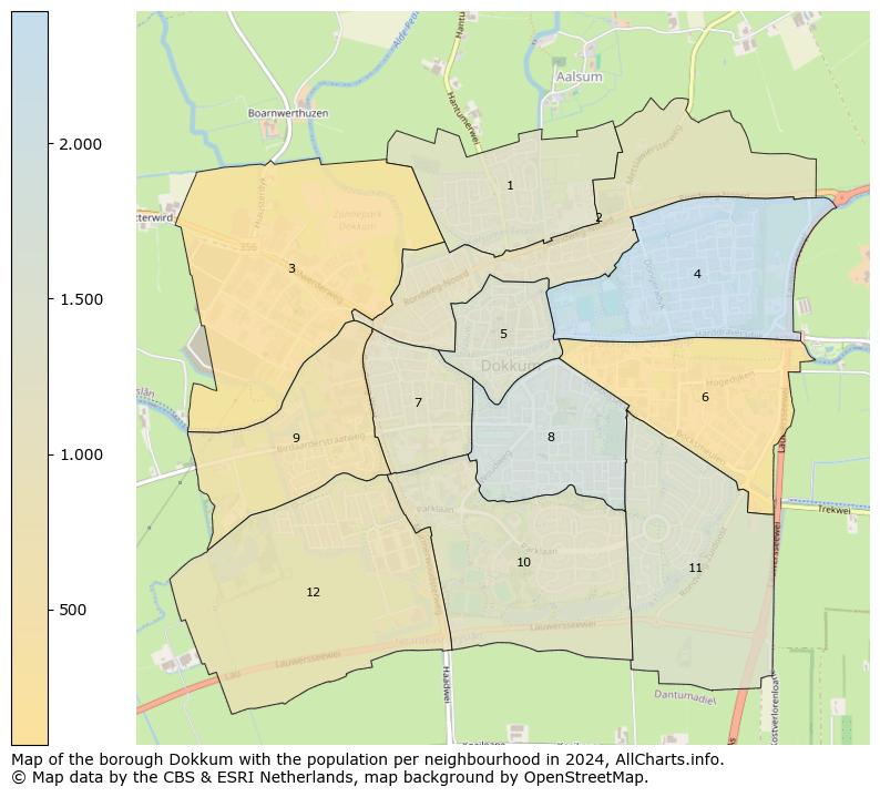 Image of the borough Dokkum at the map. This image is used as introduction to this page. This page shows a lot of information about the population in the borough Dokkum (such as the distribution by age groups of the residents, the composition of households, whether inhabitants are natives or Dutch with an immigration background, data about the houses (numbers, types, price development, use, type of property, ...) and more (car ownership, energy consumption, ...) based on open data from the Dutch Central Bureau of Statistics and various other sources!