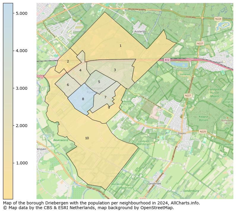 Image of the borough Driebergen at the map. This image is used as introduction to this page. This page shows a lot of information about the population in the borough Driebergen (such as the distribution by age groups of the residents, the composition of households, whether inhabitants are natives or Dutch with an immigration background, data about the houses (numbers, types, price development, use, type of property, ...) and more (car ownership, energy consumption, ...) based on open data from the Dutch Central Bureau of Statistics and various other sources!