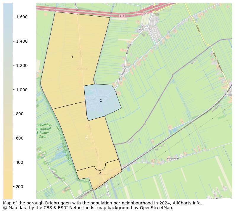 Image of the borough Driebruggen at the map. This image is used as introduction to this page. This page shows a lot of information about the population in the borough Driebruggen (such as the distribution by age groups of the residents, the composition of households, whether inhabitants are natives or Dutch with an immigration background, data about the houses (numbers, types, price development, use, type of property, ...) and more (car ownership, energy consumption, ...) based on open data from the Dutch Central Bureau of Statistics and various other sources!