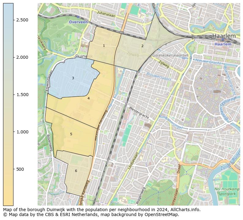 Image of the borough Duinwijk at the map. This image is used as introduction to this page. This page shows a lot of information about the population in the borough Duinwijk (such as the distribution by age groups of the residents, the composition of households, whether inhabitants are natives or Dutch with an immigration background, data about the houses (numbers, types, price development, use, type of property, ...) and more (car ownership, energy consumption, ...) based on open data from the Dutch Central Bureau of Statistics and various other sources!