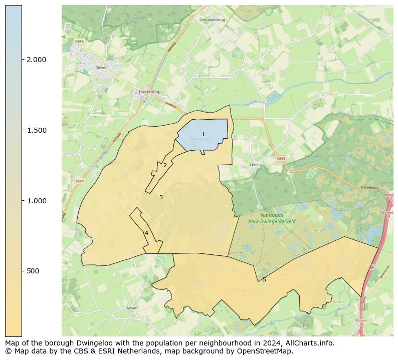 Image of the borough Dwingeloo at the map. This image is used as introduction to this page. This page shows a lot of information about the population in the borough Dwingeloo (such as the distribution by age groups of the residents, the composition of households, whether inhabitants are natives or Dutch with an immigration background, data about the houses (numbers, types, price development, use, type of property, ...) and more (car ownership, energy consumption, ...) based on open data from the Dutch Central Bureau of Statistics and various other sources!