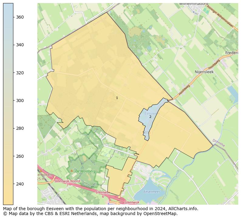 Image of the borough Eesveen at the map. This image is used as introduction to this page. This page shows a lot of information about the population in the borough Eesveen (such as the distribution by age groups of the residents, the composition of households, whether inhabitants are natives or Dutch with an immigration background, data about the houses (numbers, types, price development, use, type of property, ...) and more (car ownership, energy consumption, ...) based on open data from the Dutch Central Bureau of Statistics and various other sources!