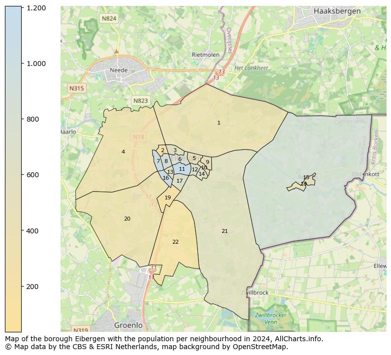 Image of the borough Eibergen at the map. This image is used as introduction to this page. This page shows a lot of information about the population in the borough Eibergen (such as the distribution by age groups of the residents, the composition of households, whether inhabitants are natives or Dutch with an immigration background, data about the houses (numbers, types, price development, use, type of property, ...) and more (car ownership, energy consumption, ...) based on open data from the Dutch Central Bureau of Statistics and various other sources!