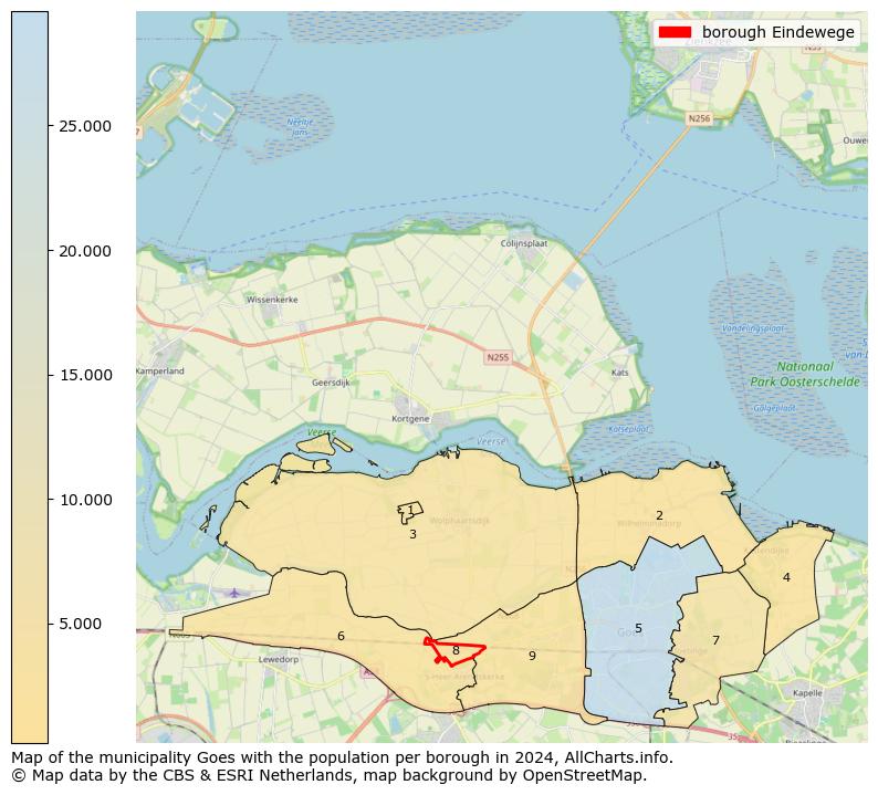 Image of the borough Eindewege at the map. This image is used as introduction to this page. This page shows a lot of information about the population in the borough Eindewege (such as the distribution by age groups of the residents, the composition of households, whether inhabitants are natives or Dutch with an immigration background, data about the houses (numbers, types, price development, use, type of property, ...) and more (car ownership, energy consumption, ...) based on open data from the Dutch Central Bureau of Statistics and various other sources!