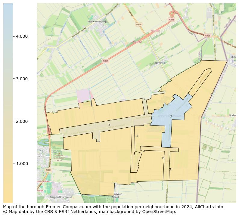 Image of the borough Emmer-Compascuum at the map. This image is used as introduction to this page. This page shows a lot of information about the population in the borough Emmer-Compascuum (such as the distribution by age groups of the residents, the composition of households, whether inhabitants are natives or Dutch with an immigration background, data about the houses (numbers, types, price development, use, type of property, ...) and more (car ownership, energy consumption, ...) based on open data from the Dutch Central Bureau of Statistics and various other sources!