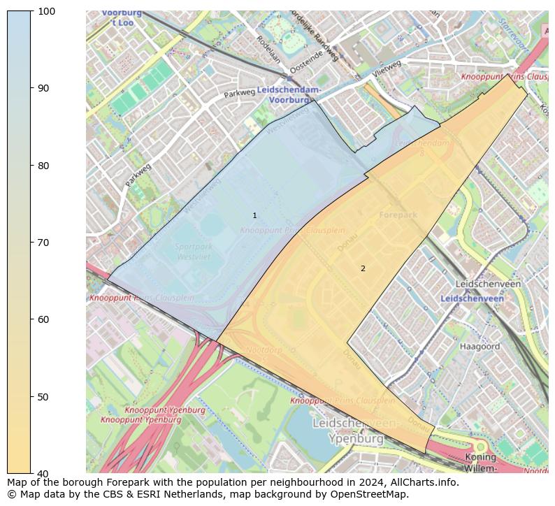 Image of the borough Forepark at the map. This image is used as introduction to this page. This page shows a lot of information about the population in the borough Forepark (such as the distribution by age groups of the residents, the composition of households, whether inhabitants are natives or Dutch with an immigration background, data about the houses (numbers, types, price development, use, type of property, ...) and more (car ownership, energy consumption, ...) based on open data from the Dutch Central Bureau of Statistics and various other sources!