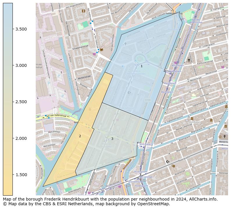 Image of the borough Frederik Hendrikbuurt at the map. This image is used as introduction to this page. This page shows a lot of information about the population in the borough Frederik Hendrikbuurt (such as the distribution by age groups of the residents, the composition of households, whether inhabitants are natives or Dutch with an immigration background, data about the houses (numbers, types, price development, use, type of property, ...) and more (car ownership, energy consumption, ...) based on open data from the Dutch Central Bureau of Statistics and various other sources!