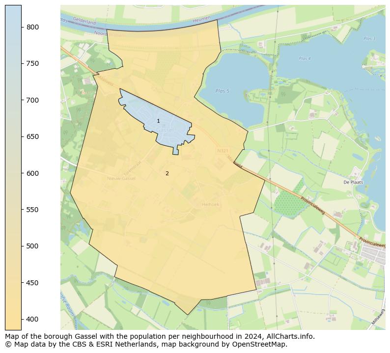 Image of the borough Gassel at the map. This image is used as introduction to this page. This page shows a lot of information about the population in the borough Gassel (such as the distribution by age groups of the residents, the composition of households, whether inhabitants are natives or Dutch with an immigration background, data about the houses (numbers, types, price development, use, type of property, ...) and more (car ownership, energy consumption, ...) based on open data from the Dutch Central Bureau of Statistics and various other sources!