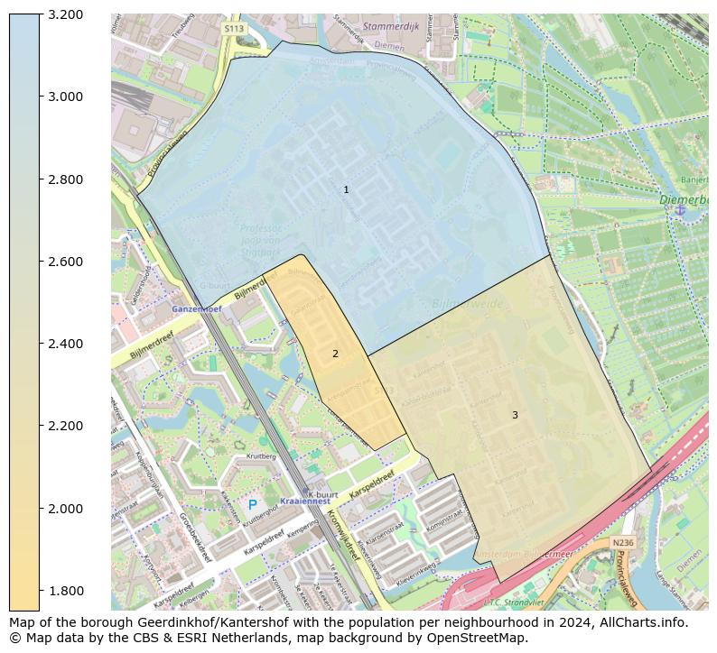 Image of the borough Geerdinkhof/Kantershof at the map. This image is used as introduction to this page. This page shows a lot of information about the population in the borough Geerdinkhof/Kantershof (such as the distribution by age groups of the residents, the composition of households, whether inhabitants are natives or Dutch with an immigration background, data about the houses (numbers, types, price development, use, type of property, ...) and more (car ownership, energy consumption, ...) based on open data from the Dutch Central Bureau of Statistics and various other sources!