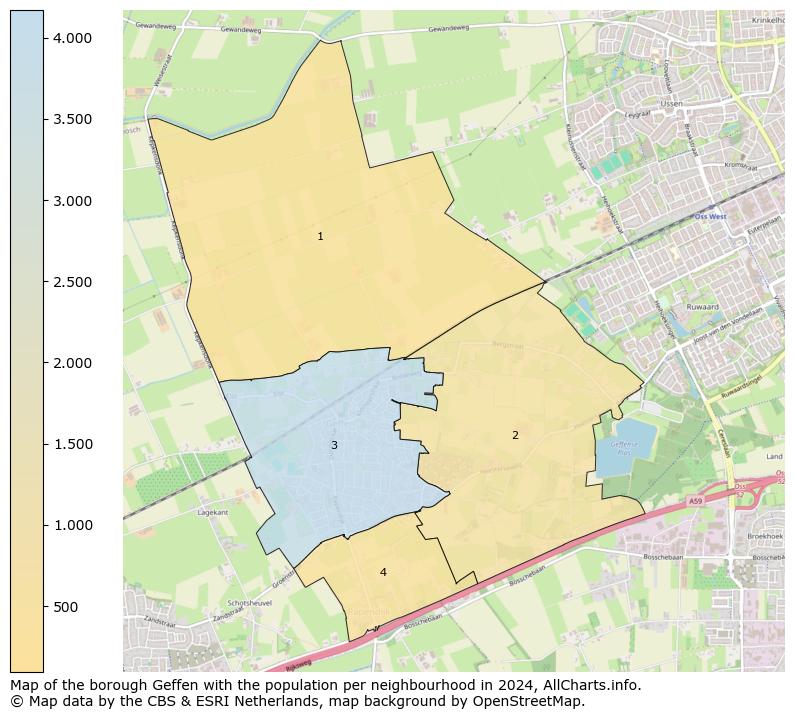 Image of the borough Geffen at the map. This image is used as introduction to this page. This page shows a lot of information about the population in the borough Geffen (such as the distribution by age groups of the residents, the composition of households, whether inhabitants are natives or Dutch with an immigration background, data about the houses (numbers, types, price development, use, type of property, ...) and more (car ownership, energy consumption, ...) based on open data from the Dutch Central Bureau of Statistics and various other sources!