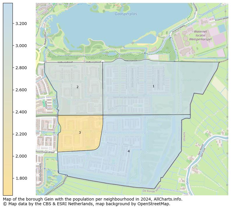 Image of the borough Gein at the map. This image is used as introduction to this page. This page shows a lot of information about the population in the borough Gein (such as the distribution by age groups of the residents, the composition of households, whether inhabitants are natives or Dutch with an immigration background, data about the houses (numbers, types, price development, use, type of property, ...) and more (car ownership, energy consumption, ...) based on open data from the Dutch Central Bureau of Statistics and various other sources!