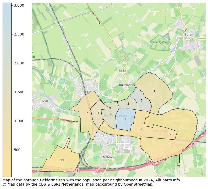 Image of the borough Geldermalsen at the map. This image is used as introduction to this page. This page shows a lot of information about the population in the borough Geldermalsen (such as the distribution by age groups of the residents, the composition of households, whether inhabitants are natives or Dutch with an immigration background, data about the houses (numbers, types, price development, use, type of property, ...) and more (car ownership, energy consumption, ...) based on open data from the Dutch Central Bureau of Statistics and various other sources!