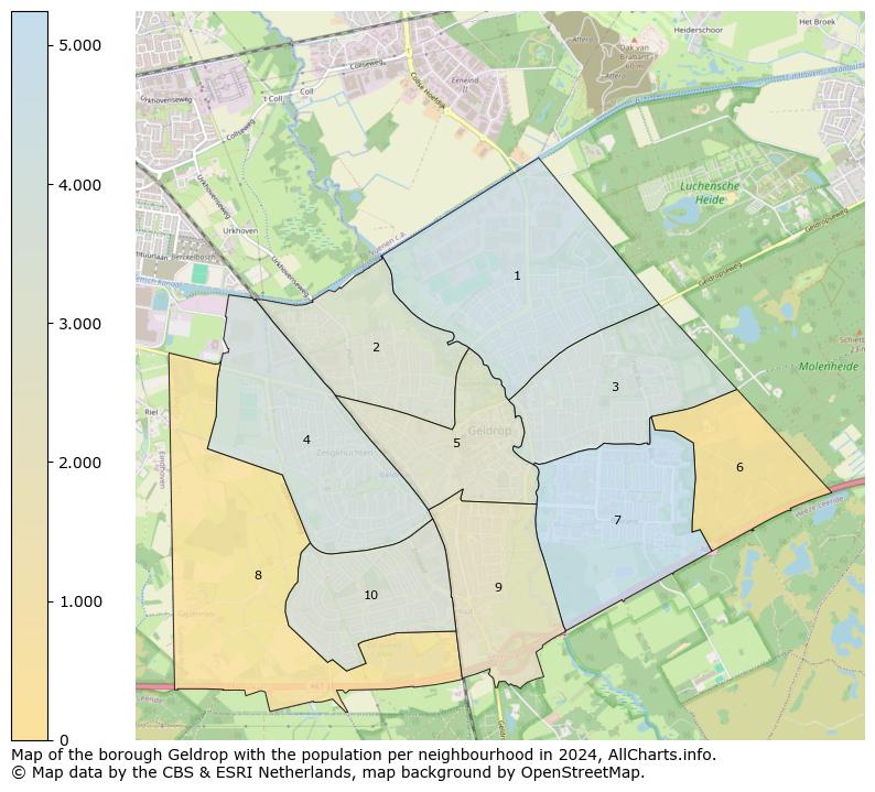 Image of the borough Geldrop at the map. This image is used as introduction to this page. This page shows a lot of information about the population in the borough Geldrop (such as the distribution by age groups of the residents, the composition of households, whether inhabitants are natives or Dutch with an immigration background, data about the houses (numbers, types, price development, use, type of property, ...) and more (car ownership, energy consumption, ...) based on open data from the Dutch Central Bureau of Statistics and various other sources!