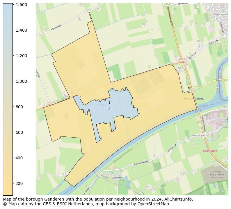 Image of the borough Genderen at the map. This image is used as introduction to this page. This page shows a lot of information about the population in the borough Genderen (such as the distribution by age groups of the residents, the composition of households, whether inhabitants are natives or Dutch with an immigration background, data about the houses (numbers, types, price development, use, type of property, ...) and more (car ownership, energy consumption, ...) based on open data from the Dutch Central Bureau of Statistics and various other sources!