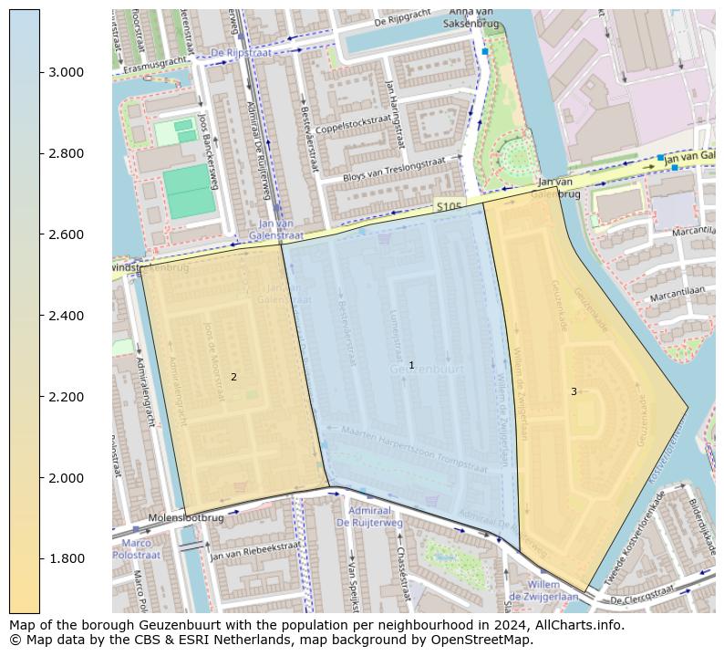 Image of the borough Geuzenbuurt at the map. This image is used as introduction to this page. This page shows a lot of information about the population in the borough Geuzenbuurt (such as the distribution by age groups of the residents, the composition of households, whether inhabitants are natives or Dutch with an immigration background, data about the houses (numbers, types, price development, use, type of property, ...) and more (car ownership, energy consumption, ...) based on open data from the Dutch Central Bureau of Statistics and various other sources!