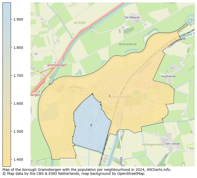 Image of the borough Gramsbergen at the map. This image is used as introduction to this page. This page shows a lot of information about the population in the borough Gramsbergen (such as the distribution by age groups of the residents, the composition of households, whether inhabitants are natives or Dutch with an immigration background, data about the houses (numbers, types, price development, use, type of property, ...) and more (car ownership, energy consumption, ...) based on open data from the Dutch Central Bureau of Statistics and various other sources!