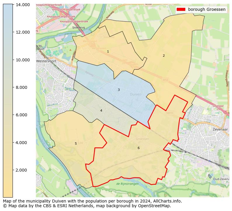 Image of the borough Groessen at the map. This image is used as introduction to this page. This page shows a lot of information about the population in the borough Groessen (such as the distribution by age groups of the residents, the composition of households, whether inhabitants are natives or Dutch with an immigration background, data about the houses (numbers, types, price development, use, type of property, ...) and more (car ownership, energy consumption, ...) based on open data from the Dutch Central Bureau of Statistics and various other sources!