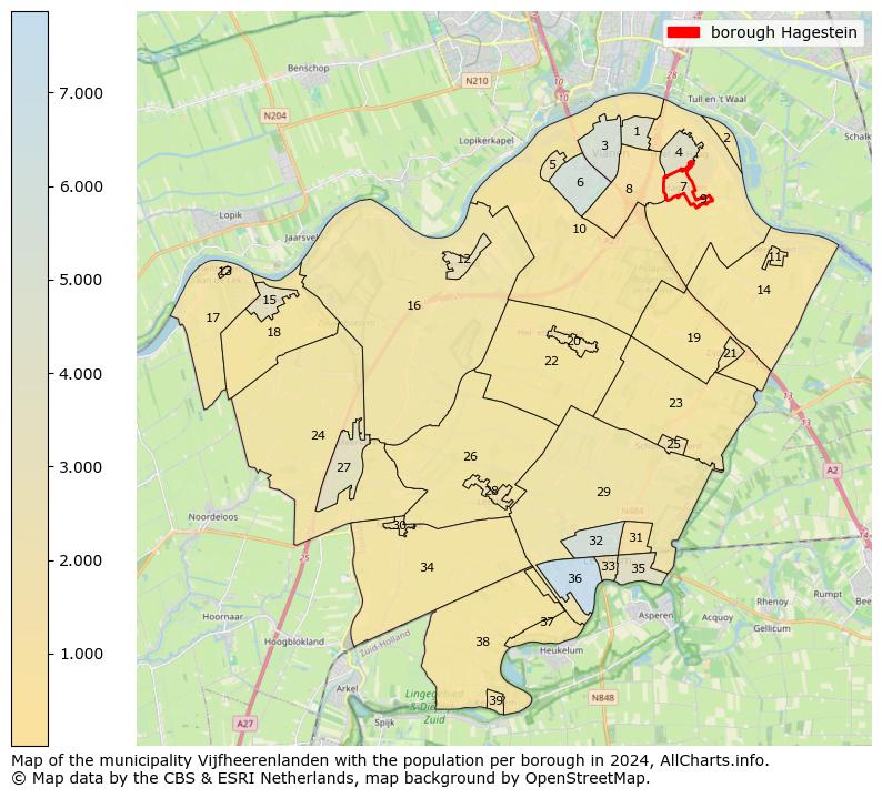 Image of the borough Hagestein at the map. This image is used as introduction to this page. This page shows a lot of information about the population in the borough Hagestein (such as the distribution by age groups of the residents, the composition of households, whether inhabitants are natives or Dutch with an immigration background, data about the houses (numbers, types, price development, use, type of property, ...) and more (car ownership, energy consumption, ...) based on open data from the Dutch Central Bureau of Statistics and various other sources!