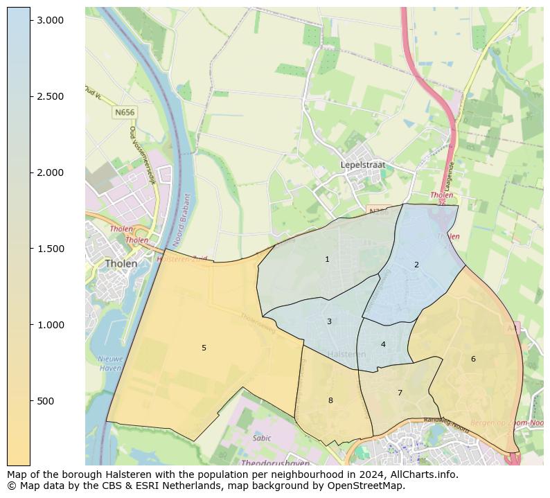 Image of the borough Halsteren at the map. This image is used as introduction to this page. This page shows a lot of information about the population in the borough Halsteren (such as the distribution by age groups of the residents, the composition of households, whether inhabitants are natives or Dutch with an immigration background, data about the houses (numbers, types, price development, use, type of property, ...) and more (car ownership, energy consumption, ...) based on open data from the Dutch Central Bureau of Statistics and various other sources!