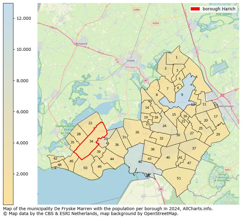 Image of the borough Harich at the map. This image is used as introduction to this page. This page shows a lot of information about the population in the borough Harich (such as the distribution by age groups of the residents, the composition of households, whether inhabitants are natives or Dutch with an immigration background, data about the houses (numbers, types, price development, use, type of property, ...) and more (car ownership, energy consumption, ...) based on open data from the Dutch Central Bureau of Statistics and various other sources!