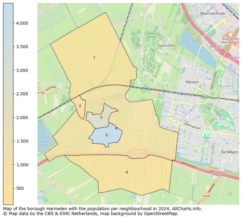 Image of the borough Harmelen at the map. This image is used as introduction to this page. This page shows a lot of information about the population in the borough Harmelen (such as the distribution by age groups of the residents, the composition of households, whether inhabitants are natives or Dutch with an immigration background, data about the houses (numbers, types, price development, use, type of property, ...) and more (car ownership, energy consumption, ...) based on open data from the Dutch Central Bureau of Statistics and various other sources!