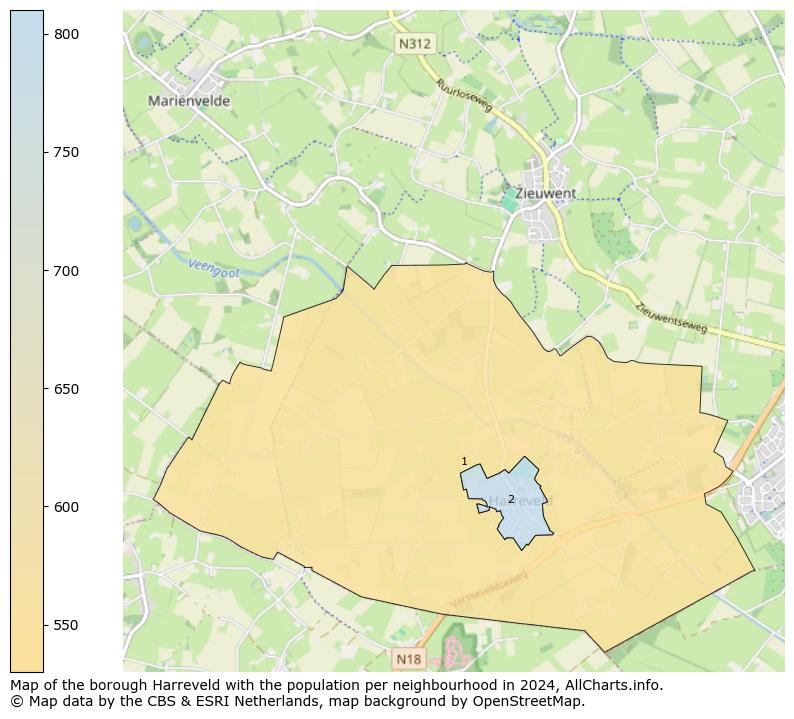 Image of the borough Harreveld at the map. This image is used as introduction to this page. This page shows a lot of information about the population in the borough Harreveld (such as the distribution by age groups of the residents, the composition of households, whether inhabitants are natives or Dutch with an immigration background, data about the houses (numbers, types, price development, use, type of property, ...) and more (car ownership, energy consumption, ...) based on open data from the Dutch Central Bureau of Statistics and various other sources!