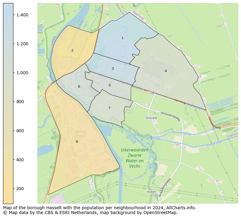 Image of the borough Hasselt at the map. This image is used as introduction to this page. This page shows a lot of information about the population in the borough Hasselt (such as the distribution by age groups of the residents, the composition of households, whether inhabitants are natives or Dutch with an immigration background, data about the houses (numbers, types, price development, use, type of property, ...) and more (car ownership, energy consumption, ...) based on open data from the Dutch Central Bureau of Statistics and various other sources!