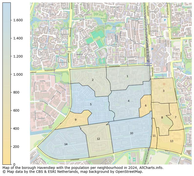 Image of the borough Havendiep at the map. This image is used as introduction to this page. This page shows a lot of information about the population in the borough Havendiep (such as the distribution by age groups of the residents, the composition of households, whether inhabitants are natives or Dutch with an immigration background, data about the houses (numbers, types, price development, use, type of property, ...) and more (car ownership, energy consumption, ...) based on open data from the Dutch Central Bureau of Statistics and various other sources!