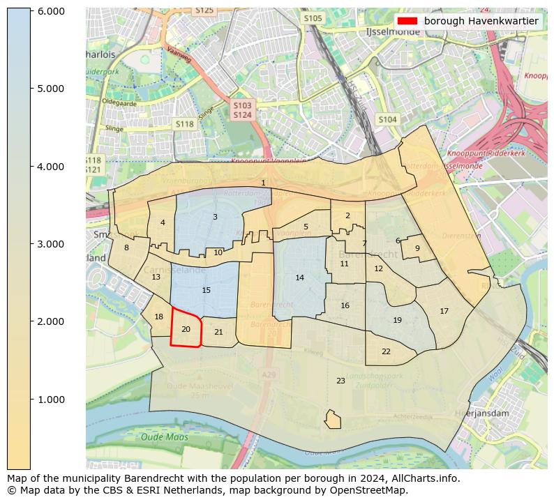 Image of the borough Havenkwartier at the map. This image is used as introduction to this page. This page shows a lot of information about the population in the borough Havenkwartier (such as the distribution by age groups of the residents, the composition of households, whether inhabitants are natives or Dutch with an immigration background, data about the houses (numbers, types, price development, use, type of property, ...) and more (car ownership, energy consumption, ...) based on open data from the Dutch Central Bureau of Statistics and various other sources!