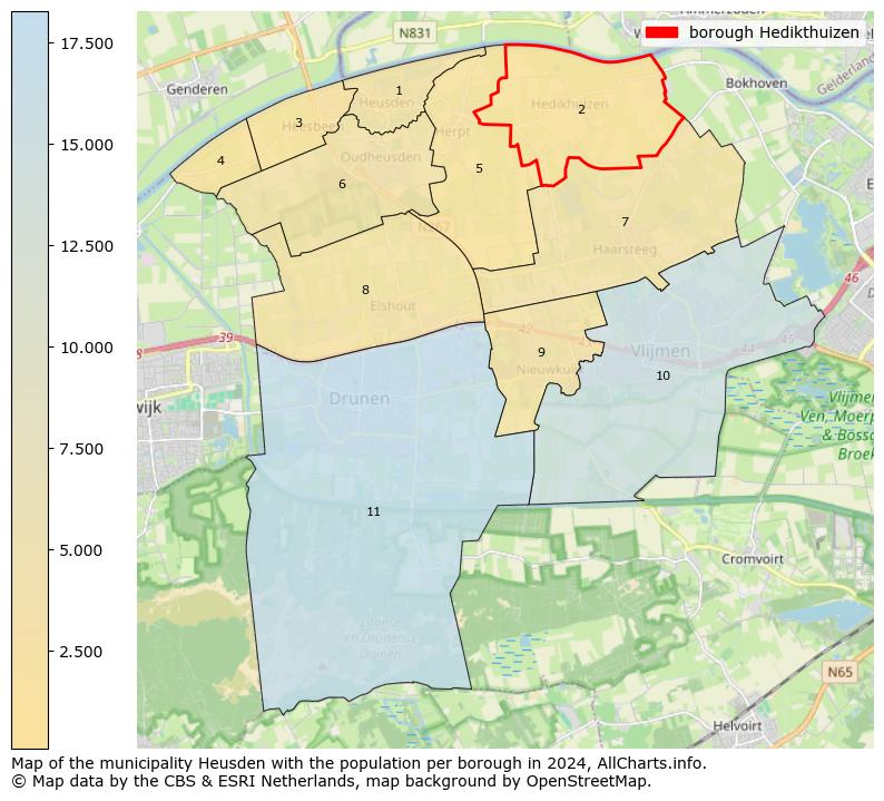 Image of the borough Hedikthuizen at the map. This image is used as introduction to this page. This page shows a lot of information about the population in the borough Hedikthuizen (such as the distribution by age groups of the residents, the composition of households, whether inhabitants are natives or Dutch with an immigration background, data about the houses (numbers, types, price development, use, type of property, ...) and more (car ownership, energy consumption, ...) based on open data from the Dutch Central Bureau of Statistics and various other sources!