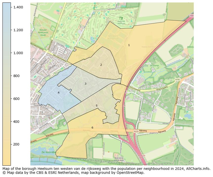 Image of the borough Heelsum ten westen van de rijksweg at the map. This image is used as introduction to this page. This page shows a lot of information about the population in the borough Heelsum ten westen van de rijksweg (such as the distribution by age groups of the residents, the composition of households, whether inhabitants are natives or Dutch with an immigration background, data about the houses (numbers, types, price development, use, type of property, ...) and more (car ownership, energy consumption, ...) based on open data from the Dutch Central Bureau of Statistics and various other sources!