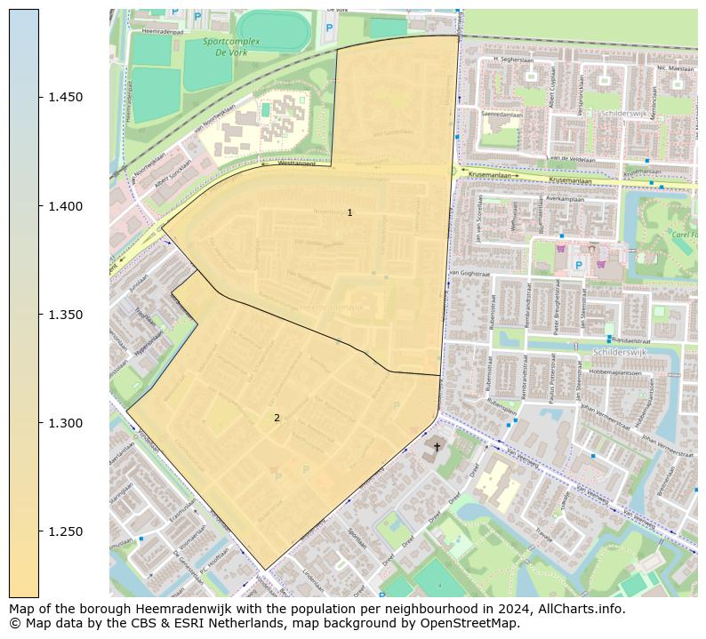 Image of the borough Heemradenwijk at the map. This image is used as introduction to this page. This page shows a lot of information about the population in the borough Heemradenwijk (such as the distribution by age groups of the residents, the composition of households, whether inhabitants are natives or Dutch with an immigration background, data about the houses (numbers, types, price development, use, type of property, ...) and more (car ownership, energy consumption, ...) based on open data from the Dutch Central Bureau of Statistics and various other sources!