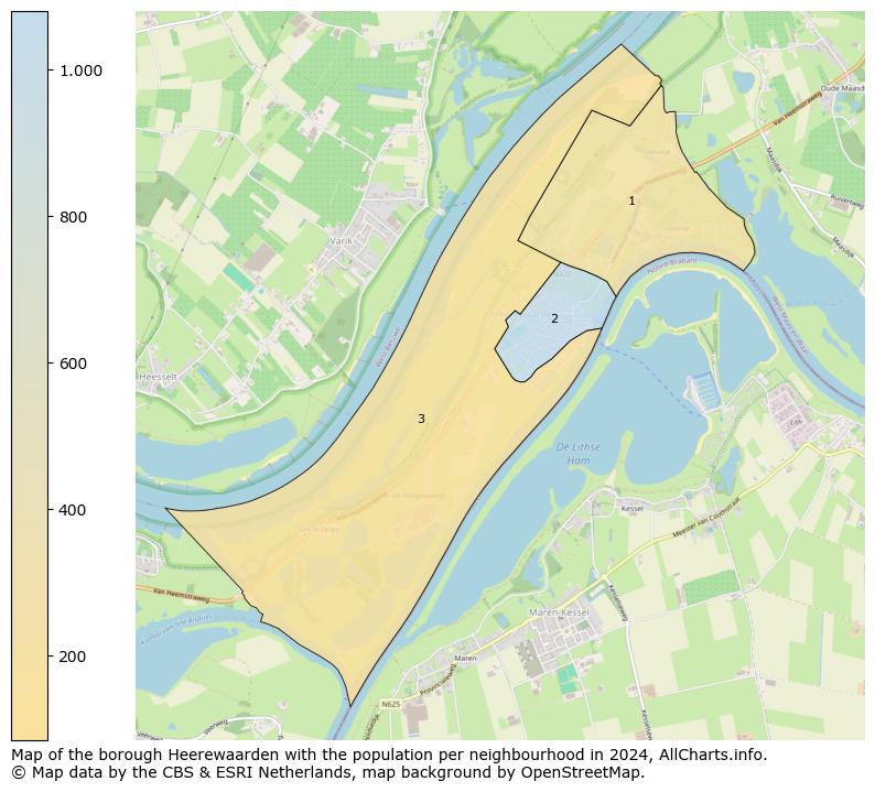 Image of the borough Heerewaarden at the map. This image is used as introduction to this page. This page shows a lot of information about the population in the borough Heerewaarden (such as the distribution by age groups of the residents, the composition of households, whether inhabitants are natives or Dutch with an immigration background, data about the houses (numbers, types, price development, use, type of property, ...) and more (car ownership, energy consumption, ...) based on open data from the Dutch Central Bureau of Statistics and various other sources!