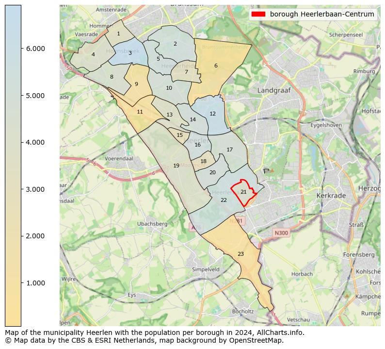 Image of the borough Heerlerbaan-Centrum at the map. This image is used as introduction to this page. This page shows a lot of information about the population in the borough Heerlerbaan-Centrum (such as the distribution by age groups of the residents, the composition of households, whether inhabitants are natives or Dutch with an immigration background, data about the houses (numbers, types, price development, use, type of property, ...) and more (car ownership, energy consumption, ...) based on open data from the Dutch Central Bureau of Statistics and various other sources!