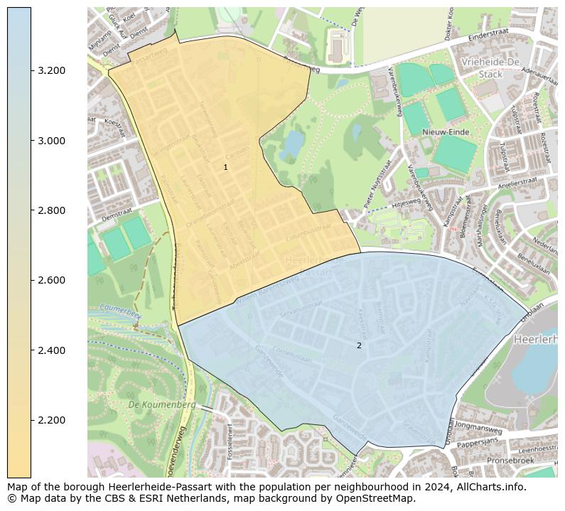 Image of the borough Heerlerheide-Passart at the map. This image is used as introduction to this page. This page shows a lot of information about the population in the borough Heerlerheide-Passart (such as the distribution by age groups of the residents, the composition of households, whether inhabitants are natives or Dutch with an immigration background, data about the houses (numbers, types, price development, use, type of property, ...) and more (car ownership, energy consumption, ...) based on open data from the Dutch Central Bureau of Statistics and various other sources!